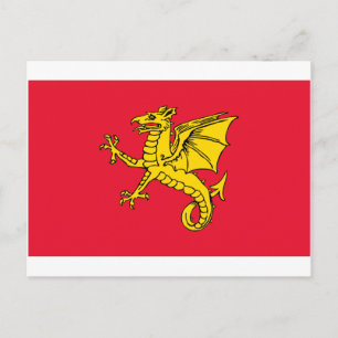 Cartão Postal Bandeira de Wessex