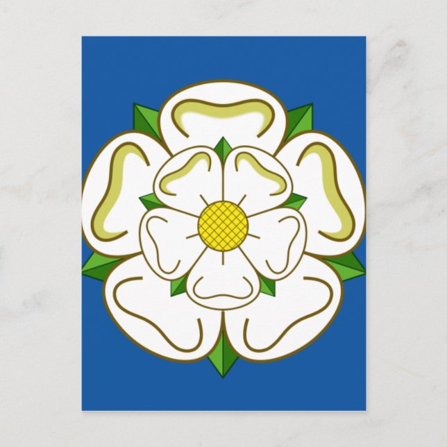 Cartão Postal Bandeira de Yorkshire (Frente)
