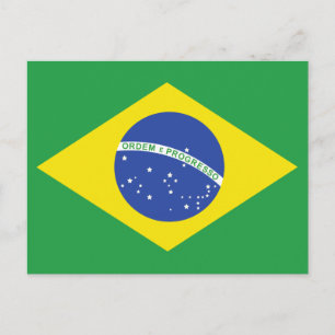 Cartão Postal Bandeira do Brasil