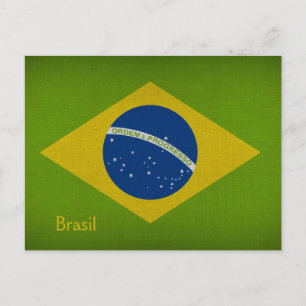 Cartão Postal Bandeira do Brasil