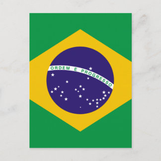 Cartão Postal Bandeira do Brasil