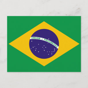 Cartão Postal Bandeira do Brasil