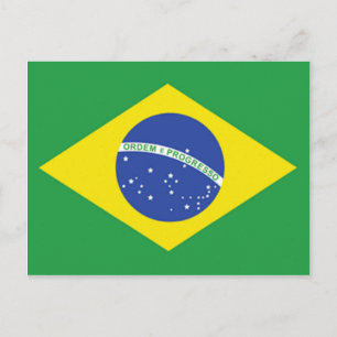 Cartão Postal Bandeira do Brasil