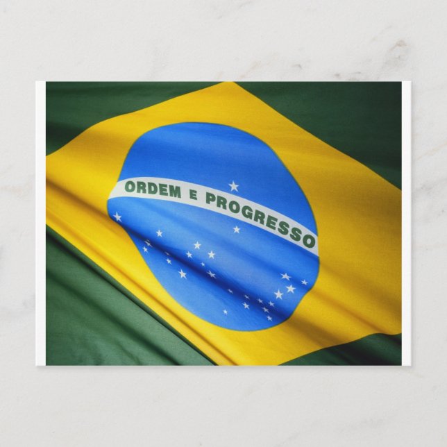 Cartão Postal Bandeira do Brasil (Frente)