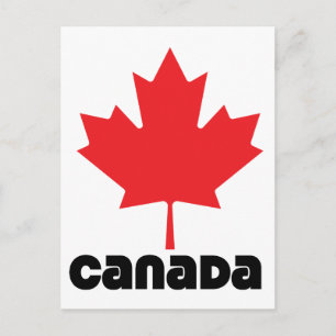 Cartão Postal Bandeira do Canadá