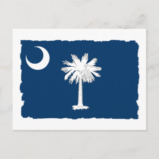 Cartão Postal Bandeira do Estado da Carolina do Sul