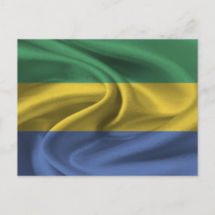 Cartão Postal Bandeira do Gabão