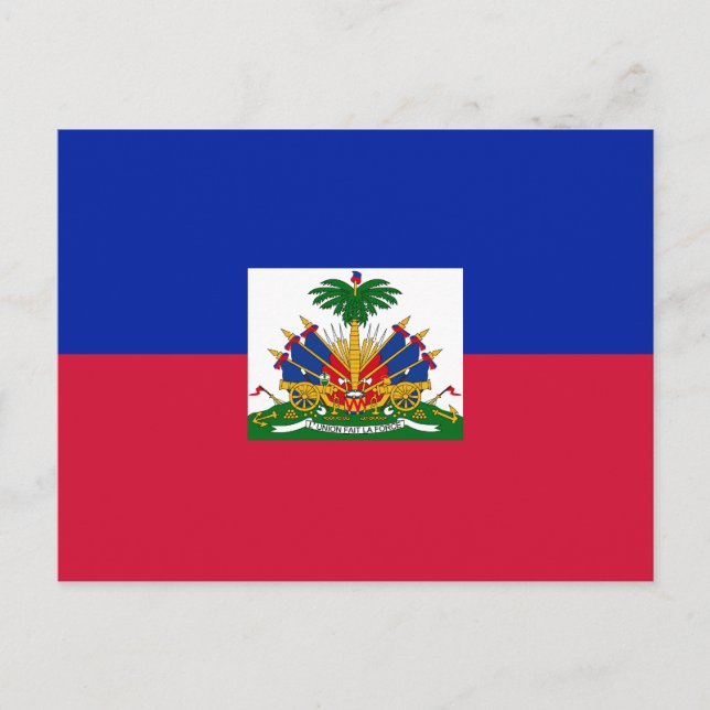 Cartão Postal Bandeira do Haiti (Frente)