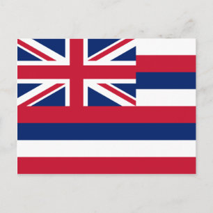 Cartão Postal Bandeira do Havaí (Estado dos EUA)