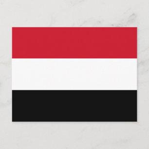 Cartão Postal Bandeira do Iémen