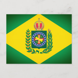 Cartão Postal Bandeira do Império do Brasil
