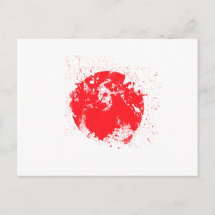 Cartão Postal Bandeira do Japão