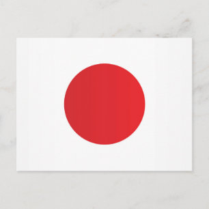 Cartão Postal Bandeira do Japão