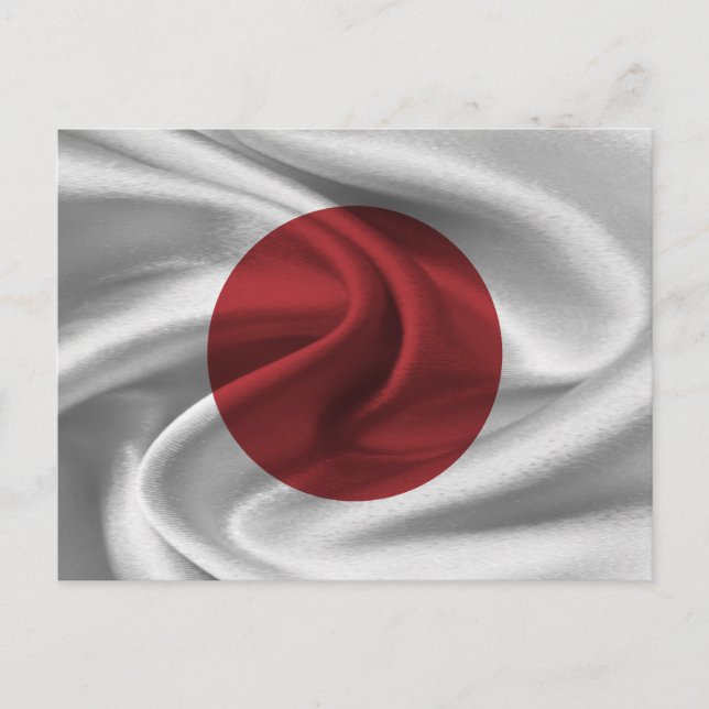 Cartão Postal Bandeira do Japão (Frente)