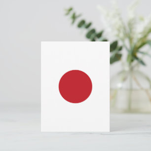 Cartão Postal bandeira do Japão