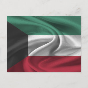 Cartão Postal Bandeira do Kuwait