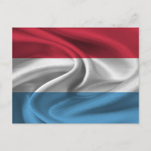 Cartão Postal Bandeira do Luxemburgo