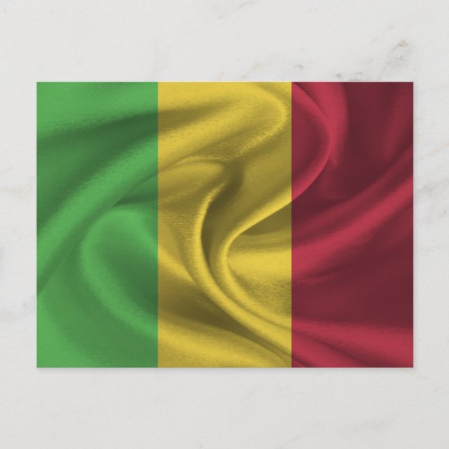 Cartão Postal Bandeira do Mali (Frente)