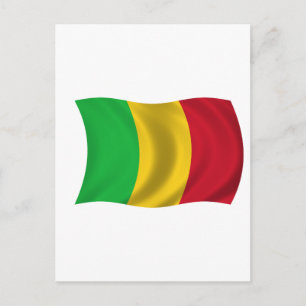 Cartão Postal Bandeira do Mali