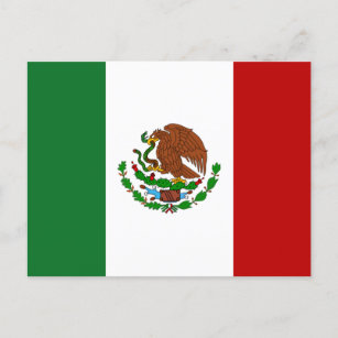 Cartão Postal Bandeira do México