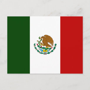 Cartão Postal Bandeira do México
