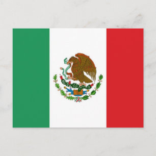 Cartão Postal Bandeira do México