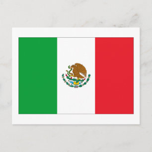Cartão Postal Bandeira do México