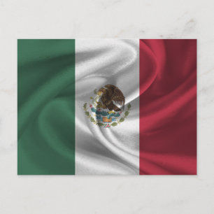 Cartão Postal Bandeira do México