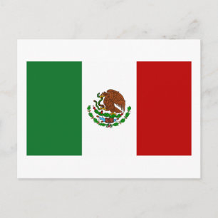 Cartão Postal Bandeira do México