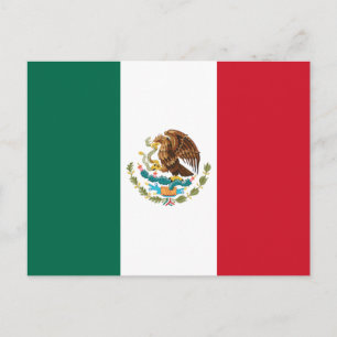 Cartão Postal Bandeira do México, Bandeira da República Mexicana