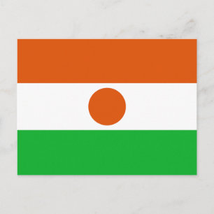 Cartão Postal Bandeira do Níger