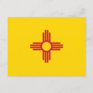 Cartão Postal Bandeira do Novo México