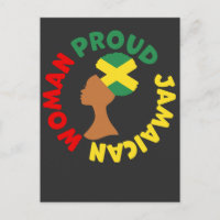 Bandeira do País Jamaica Raízes Orgulhosa Mulher J