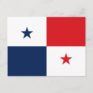 Cartão Postal Bandeira do Panamá