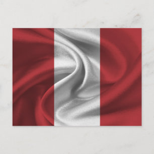 Cartão Postal Bandeira do Peru
