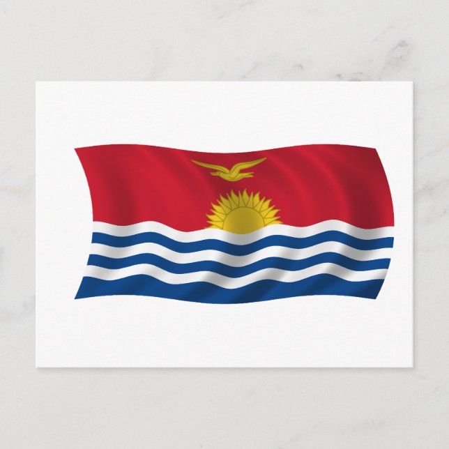 Cartão Postal Bandeira do Quiribati (Frente)