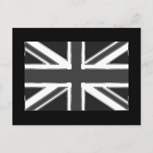Cartão Postal bandeira do Reino Unido - Cromo