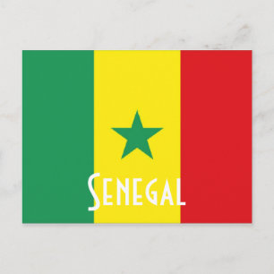Cartão Postal Bandeira do Senegal