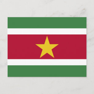 Cartão Postal Bandeira do Suriname