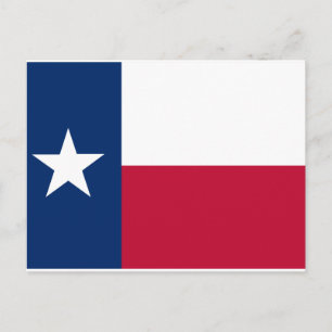 Cartão Postal Bandeira do Texas EUA