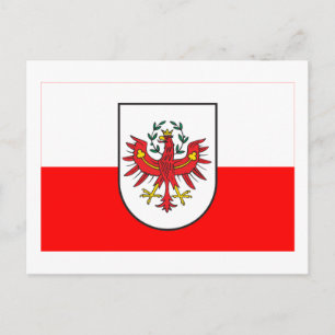 Cartão Postal Bandeira do Tirol, Áustria