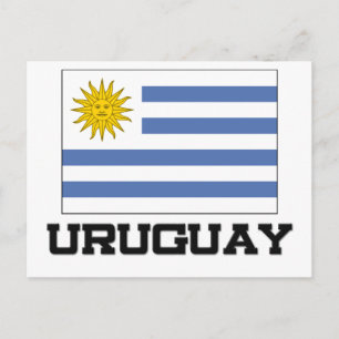 Cartão Postal Bandeira do Uruguai