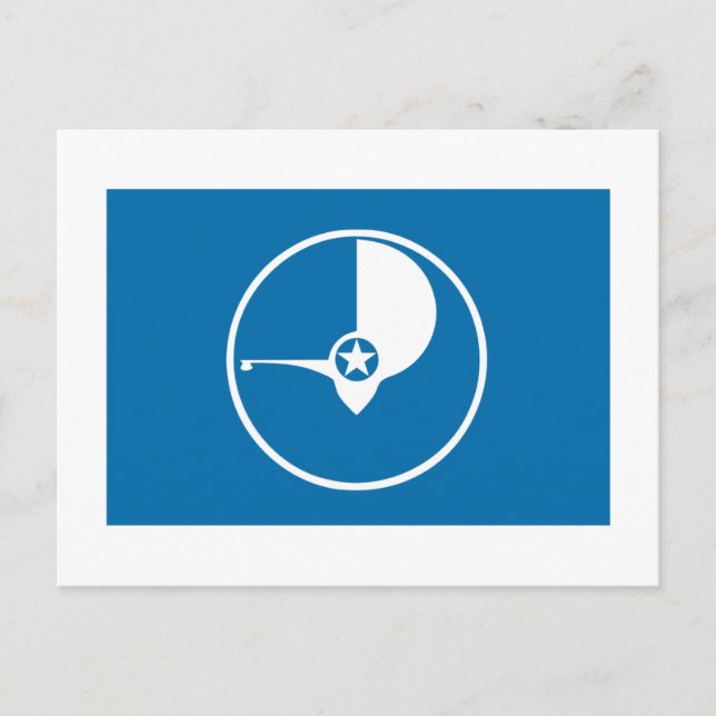 Cartão Postal Bandeira do Yap (Frente)