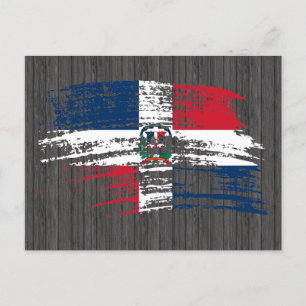 Cartão Postal Bandeira Dominicana legal design