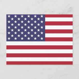 Cartão Postal Bandeira dos Estados Unidos