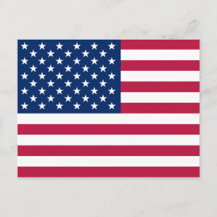 Cartão Postal bandeira dos Estados Unidos