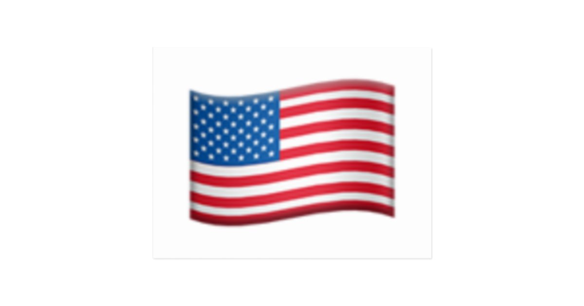 Cartao Postal Bandeira Dos Estados Unidos Emoji Zazzle Portugal