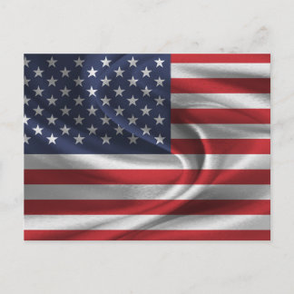Cartão Postal Bandeira dos EUA