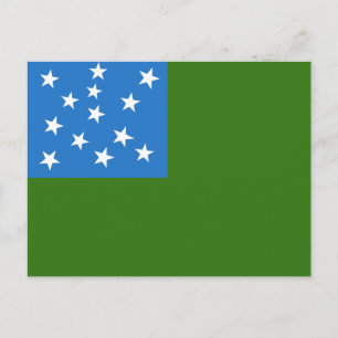 Cartão Postal Bandeira dos Green Mountain Boys