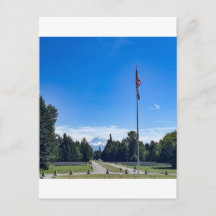 Bandeira e Lápides do Cemitério Nacional de Tahoma
